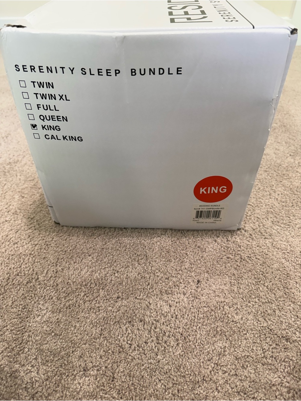 Resident Serenity Sleep Bundle Box - King White - Picture 7 of 9
